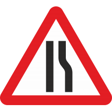 Road Narrows On Right